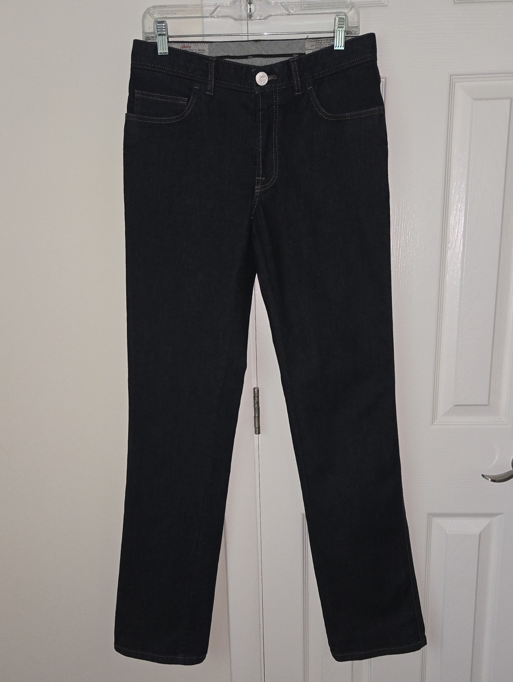 Brioni Stelvio SPL200 Five-Pocket Straight Leg Denim Jeans 32" NWOT